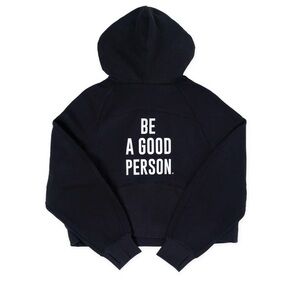 Black Hoodie with Motivational Text